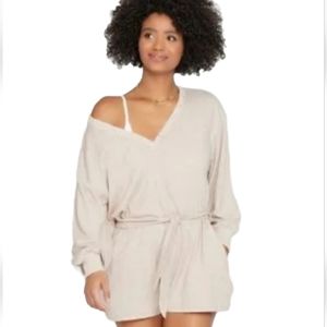 L*SPACE Saturdays Romper In Beige Size Small